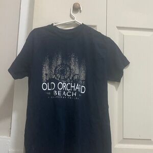Old Orchard Beach Black T-Shirt
